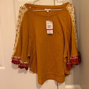 XL Flare 3/4 Sleeve Shirt